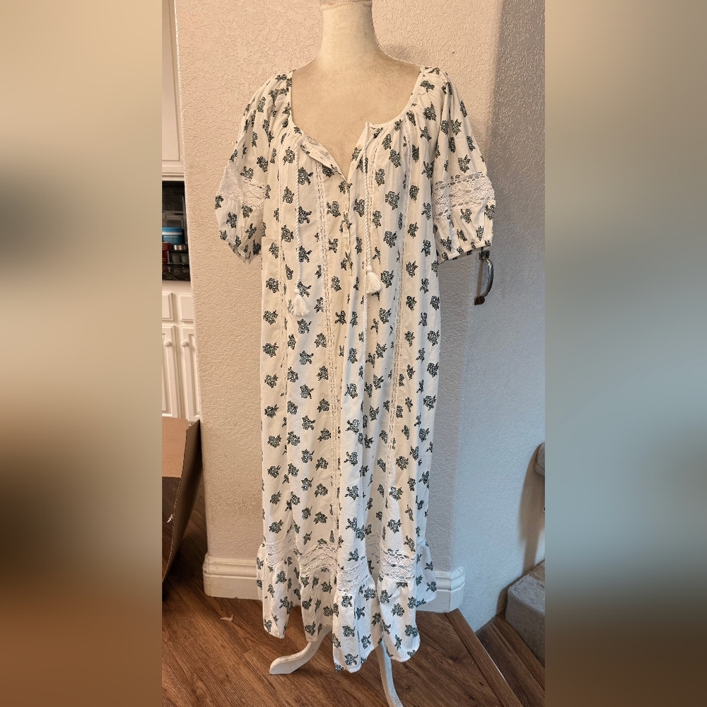 Spell Fable Block Printed Midi Dress - Picture 5 of 8